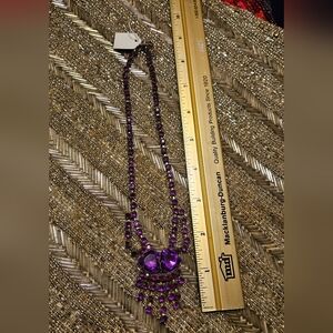 Vintage purple necklace
